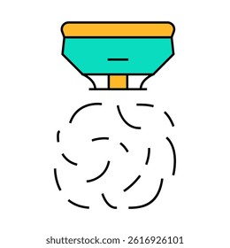 smoke detector line icon vector. smoke detector sign. isolated symbol illustration