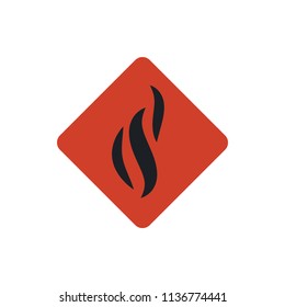 smoke detector vector icon