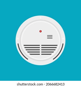 smoke detector,flat design icon vector illustration