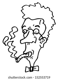 Smoke drawing