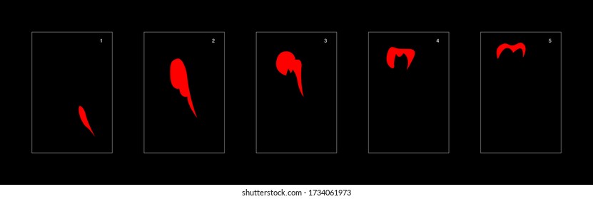 Smoke effect. fire smoke animation sprite sheet. classic fire smoke effect animation for game or cartoon or animation. vector style fire animation effect 1658.