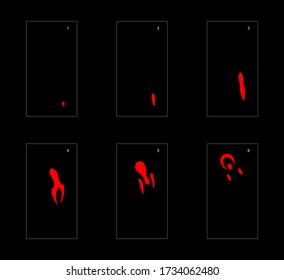 Smoke effect. fire smoke animation sprite sheet. classic fire smoke effect animation for game or cartoon or animation. vector style fire animation effect 1646.
