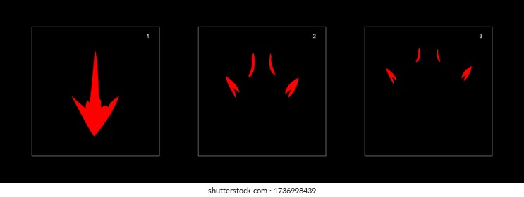 Efecto humo. hoja de papel de animación de humo de fuego. animación clásica con efecto humo de fuego para juegos, dibujos animados o animaciones. efecto de animación de incendio de estilo vectorial 1712.