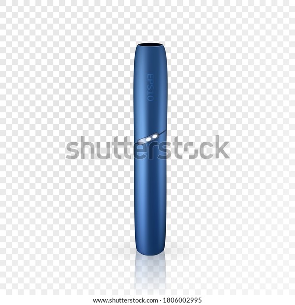 Smoke Electronic Iqos Cigarette Icon Realistic Stock Vector (Royalty ...