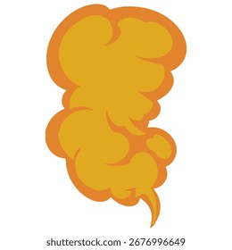 Elemento de fumaça Decoração Desenho digital Ilustração
