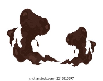 diseño aislado de icono de explosión de humo