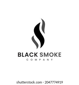 Smoke Fire Flame Torch Burn Logo Design Inspiration