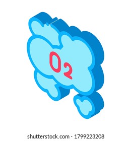 smoke from fire icon vector. isometric smoke from fire sign. color isolated symbol illustration