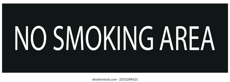 SMOKE FREE AIRSPACE VECTOR ICON ON WHITE BACKGROUND