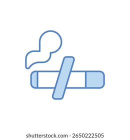 Smoke Free Icon vector stock illustration