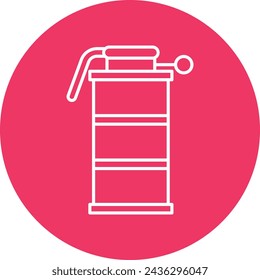 Smoke Grenade Icon Design For Personal And Commercial Use