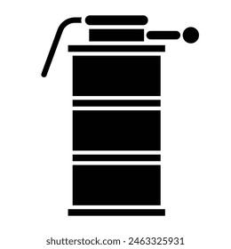 Smoke Grenade Icon Design For Personal And Commercial Use