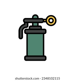 Smoke Grenade Icon Vector Illustration