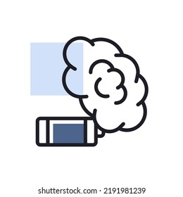 Smoke grenade vector isolated icon. Demonstration, protest, strike, revolution. Graph symbol for your web site design, logo, app, UI
