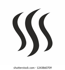 Smoke Hot Vector Icon