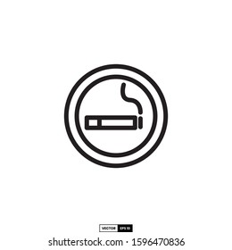 Smoke icon, design inspiration vector template for interface and any purpose