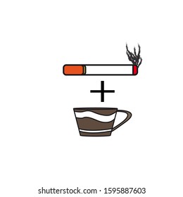 smoke icon design template EPS 10