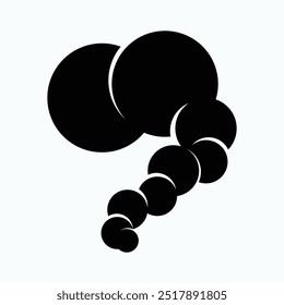 Smoke Icon. Fog Symbol for Design, Presentation, Website, or Application Element – Vector. 