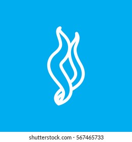 smoke icon illustration isolated vector sign symbol