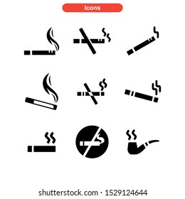 smoke icon isolated sign symbol vector illustration - Collection of high quality black style vector icons
