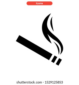 smoke icon isolated sign symbol vector illustration - high quality black style vector icons
