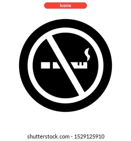 smoke icon isolated sign symbol vector illustration - high quality black style vector icons
