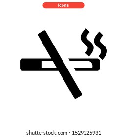 smoke icon isolated sign symbol vector illustration - high quality black style vector icons
