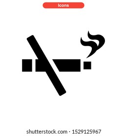 smoke icon isolated sign symbol vector illustration - high quality black style vector icons
