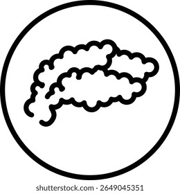 smoke icon in line style outline symbol vector illustration
