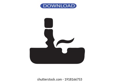 smoke icon or logo isolated sign symbol vector illustration - high quality black style vector icons.