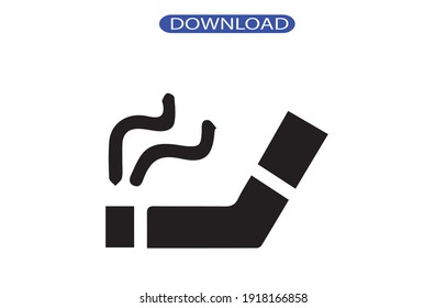 smoke icon or logo isolated sign symbol vector illustration - high quality black style vector icons.