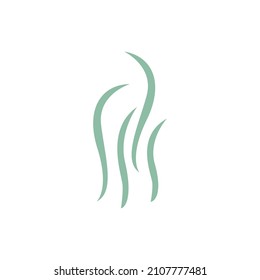 smoke icon on a white background, vector illustration