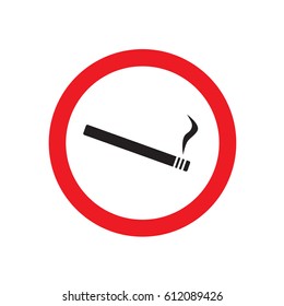 smoke icon on the white background