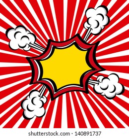 smoke icon over grunge  background vector illustration  