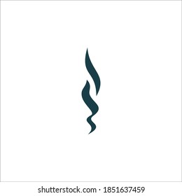 smoke icon smell symbol illustration simple design element vector logo template