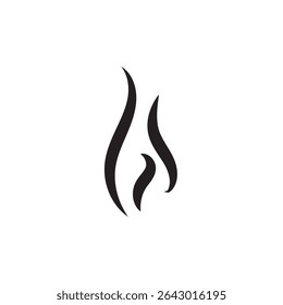 Smoke Icon. Steam Icon. Smell Icon. Aromas vaporize icons. Vector Illustration. Vector Graphic