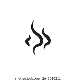 Smoke Icon. Steam Icon. Smell Icon. Aromas vaporize icons. Vector Illustration. Vector Graphic