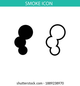 Icono de humo, eps vectoriales 10