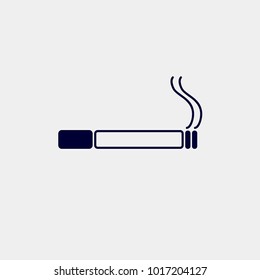 smoke icon, vector illustration. cigarette vector icon