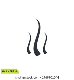smoke icon vector simple design element