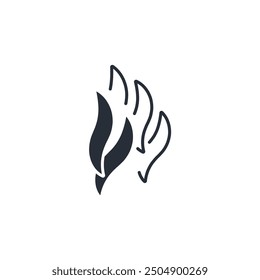 Smoke icon. vector.Editable stroke.linear style sign for use web design,logo.Symbol illustration.