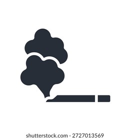 Vector.Trazo editable.Signo de estilo lineal para uso Diseño web, logotipo.Ilustración de símbolo.