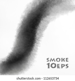 Smoke illustration. Abstract  vector background eps10