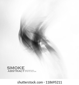 Smoke illustration. Abstract  vector background eps10