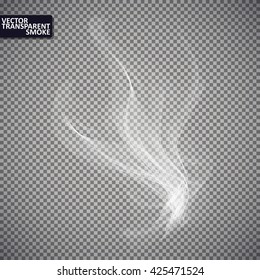 Smoke isolated transparent, abstract vector eps10. Magic Illustration