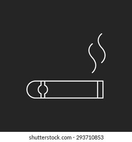 smoke line icon