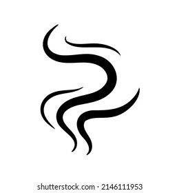 Smoke lines. Hot vapors that evaporate from food and beverages.