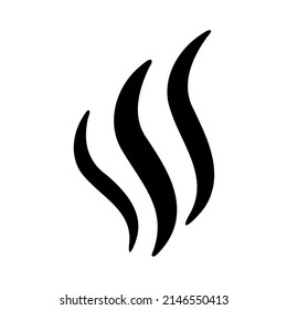 Smoke lines. Hot vapors that evaporate from food and beverages.