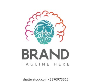 Elementos de plantilla de diseño de iconos de logotipo de humo. Usable para marca y logotipos de negocios.
