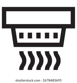 Smoke Modern Vector Icon – Minimal Illustration Symbol Template for Web Mobile App UI Design
